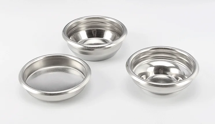 Single-part and double-part clean 51/58mm universal coffee machine accessories powder bowl J03