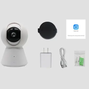 

1080P Home PTZ IP Camera Two Way Audio Night Vision WiFi Wireless Camera Dual Antenna & AP Mode Monitor K1