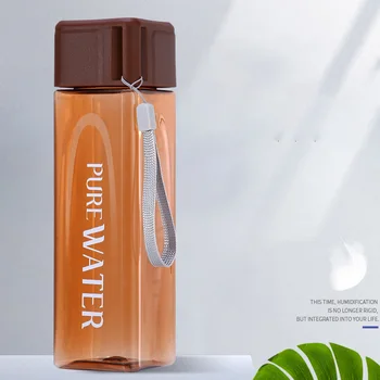 

Water Bottle Eco Friendly Square Bottles Botellas Botella De Agua Borraccia Portable Drinking Waterbottle Gourde Sport Drinkfles