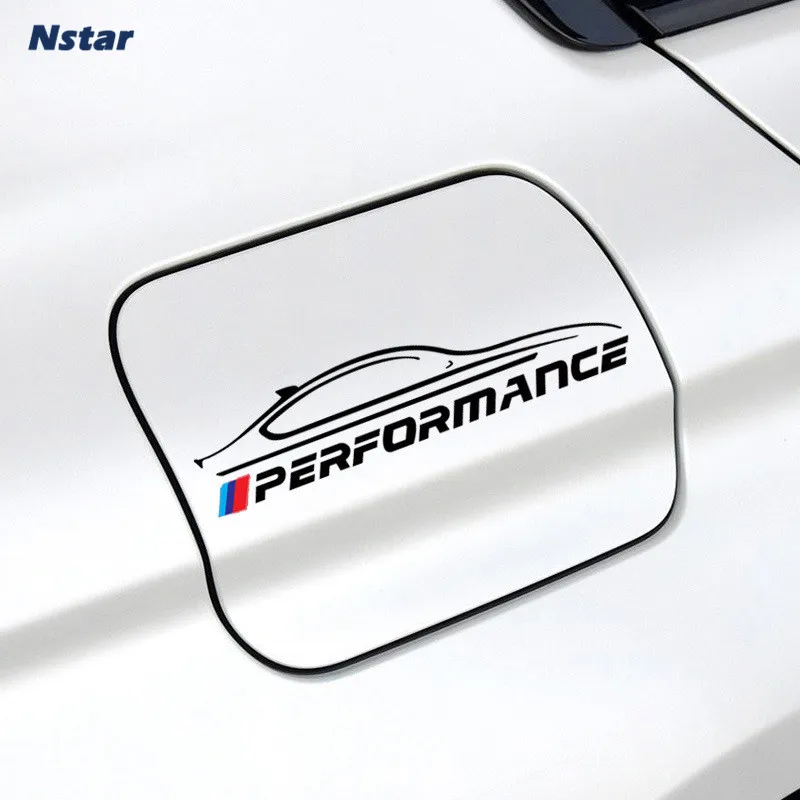 

Nstar 1pc M Performance Vinyl Sticker Car Part Fuel Tank Cap Rearview Mirror Badge For BMW E46 E89 E90 E92 E46 Emblem 140