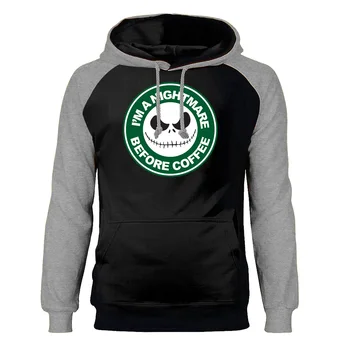 

Jack Lentern Skull Hip Hop Hoodeis Sweatshirts Men Coffee The Nightmare Brand Hooded Sweatshirt Hoodie Winter Autumn Streetwear