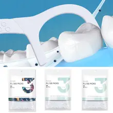 50 шт./упак. одноразовые ультра-тонкий зубные нити палка для ухода за межзубным пространством щетка-зубочистка очистки Уход за полостью рта гигиены Семья Портативный