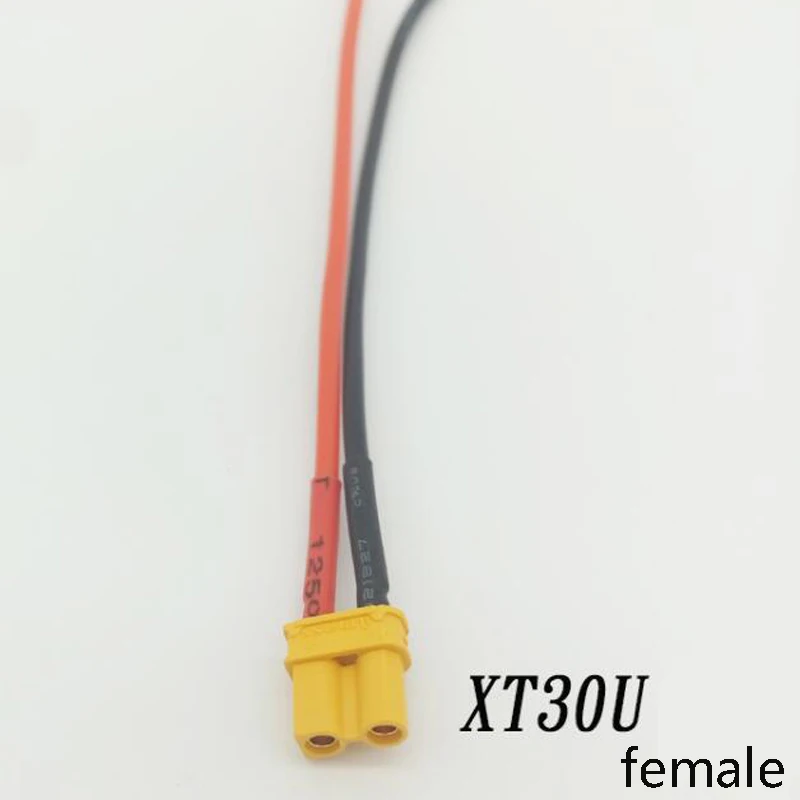 5 пар Amass XT30 XT30U Штекерный гнездовой разъем w/ 100 мм 16AWG или 18AWG силиконовый провод