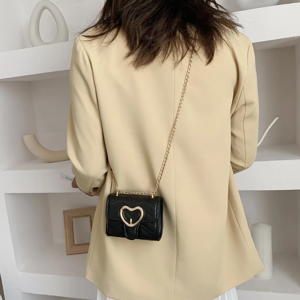 

Brand Women Chain Mini Messenger Bag Small Flap Handbag Girls Cute Coin Purse Bag Clutch Candy Bag Luxury Money Handbag 30H