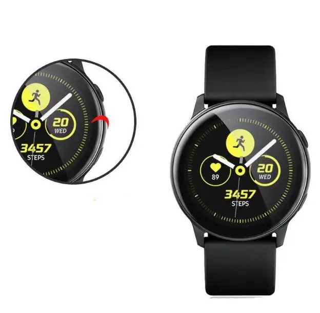 2 шт./лот Защитная пленка для samsung Galaxy Watch Active 2 40 мм 44 мм Active2 полноразмерная защита экрана