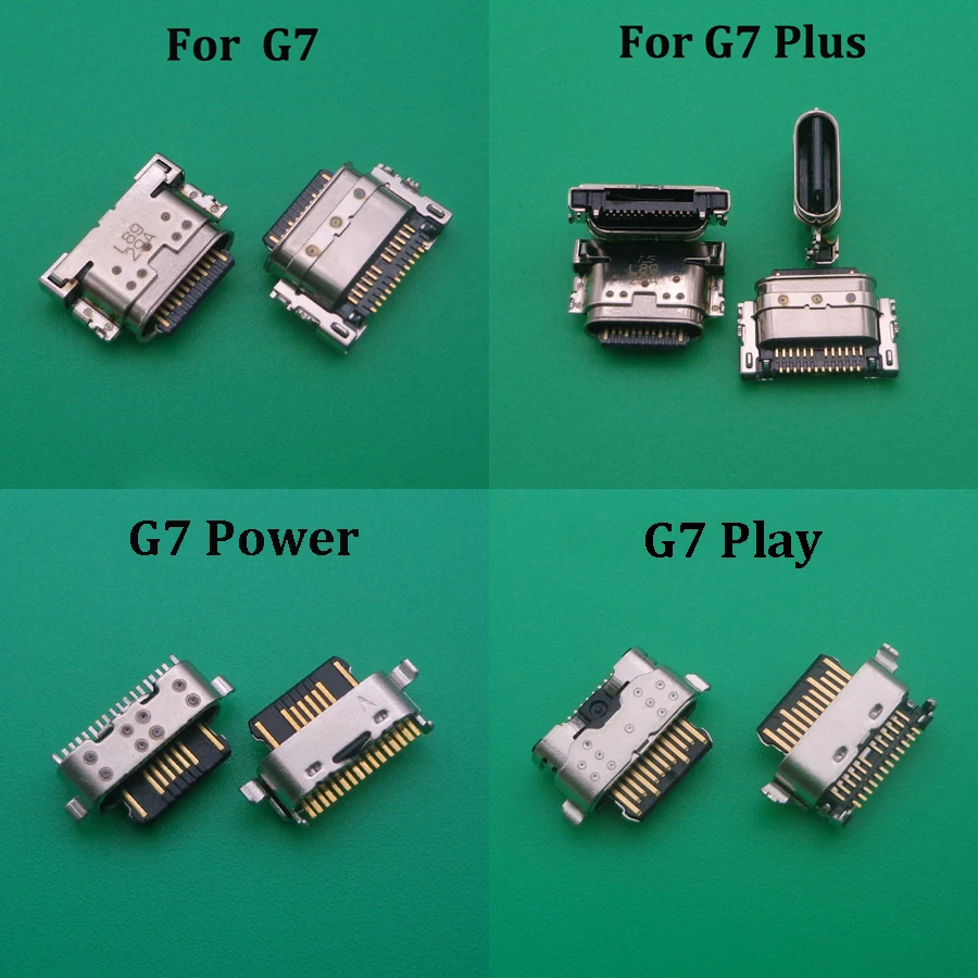 20 шт./лот для Motorola MOTO G6 G7 Plus Play xtнити/G7 Power XT1955 USB коннектор зарядного порта разъем