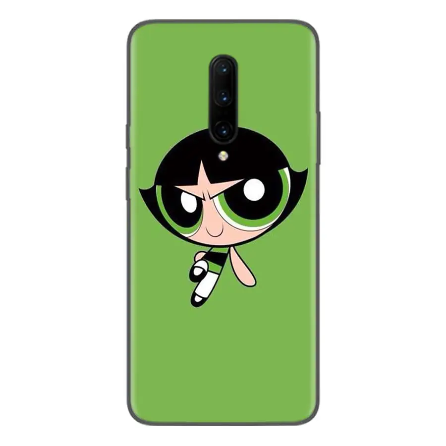 Черный чехол Powerpuff Girls для Oneplus 7Pro 1+ 7 Pro 6 6T 5 5T 3T художественный подарок узорчатый мягкий чехол для телефона - Цвет: BS215-7