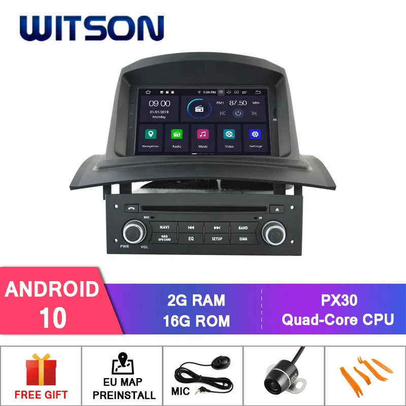 WITSON Android 10 0 IPS HD экран для RENAULT MEGANE 2 автомобильный DVD GPS радио 4 ГБ ОЗУ + 64 Гб FLASH 8 Octa Core