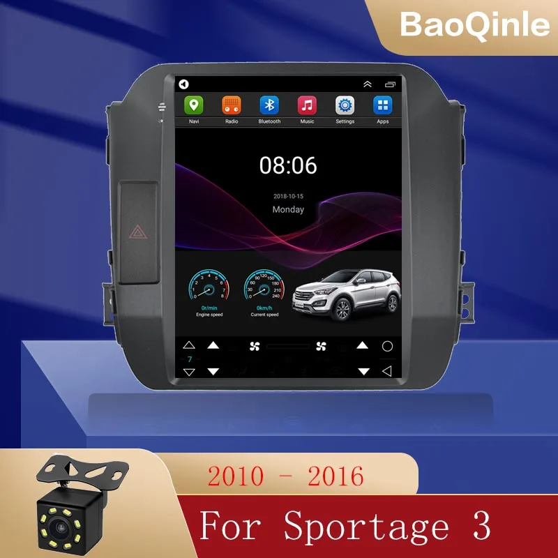 Мультимедийный плеер на Android с экраном 9 7 дюйма в стиле Tesla для KIA Sportage 3 2010 - 2016 GPS