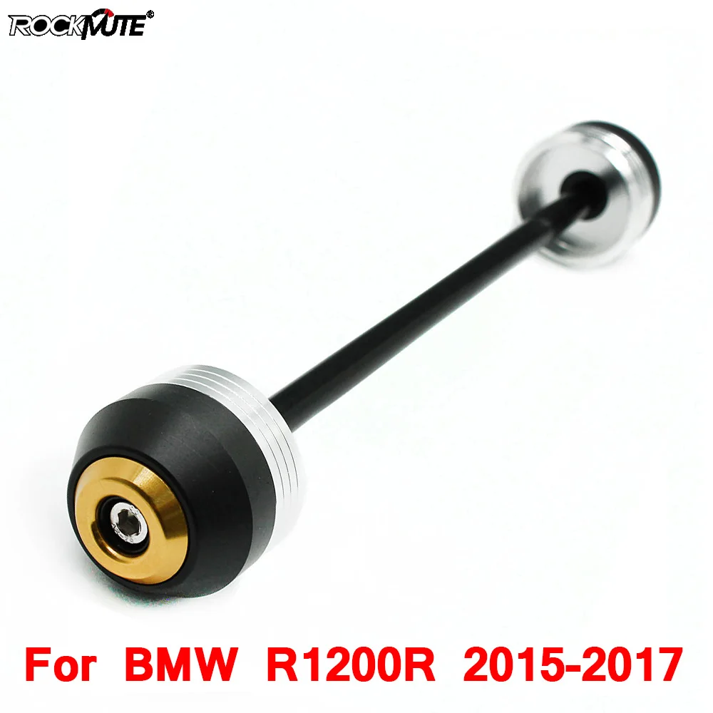 

Motorcycle POM Wheel Protector For BMW R1200R 2015-2017 Crash Slider Pad Circle Decoration Front