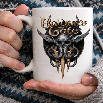 

BALDUR'S GATE 3 White Ceramic Mug Coffee Tea Cup Funny Travel 11oz Novelty Gifts