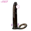 OLO Double Penetration G Spot Dildo Vibrator Anal Plug Sex Toys For Men Women Strapon Adult Products 1