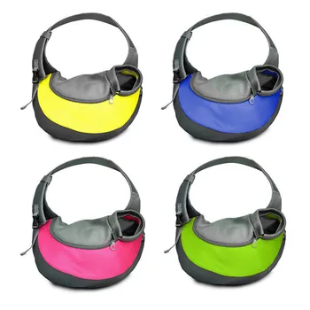 

Breathable Pet Puppy Carrier Outdoor Travel Handbag Pouchs Mesh Oxford Sling Mesh Comfort Travel Tote Shoulder Bag