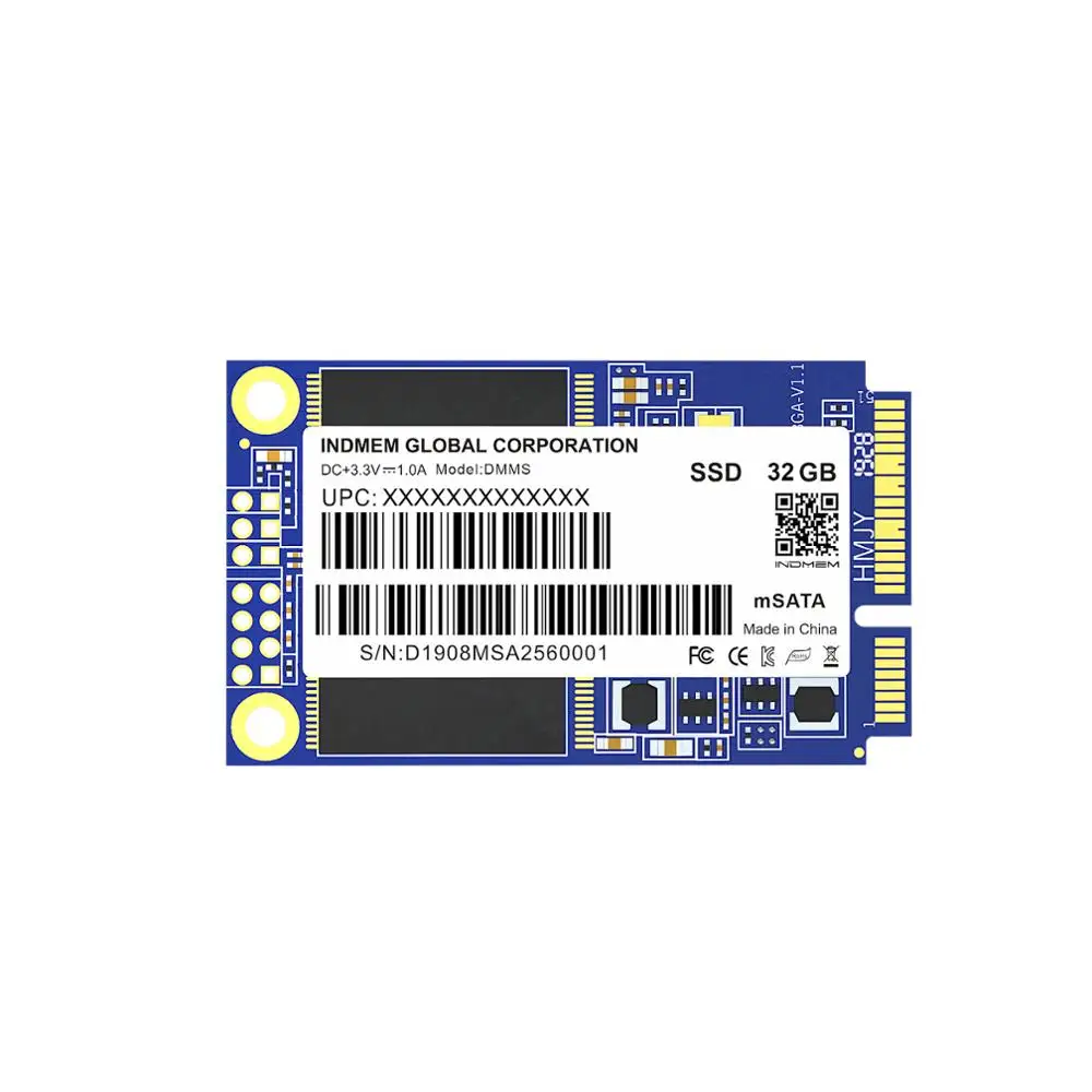INDMEM mSata SSD MLC Sata 256GB 128GB 64GB 32GB HD mSata SSD 120GB 240GB 512G Internal Solid State Hard Drive Disco Duro SSD MLC