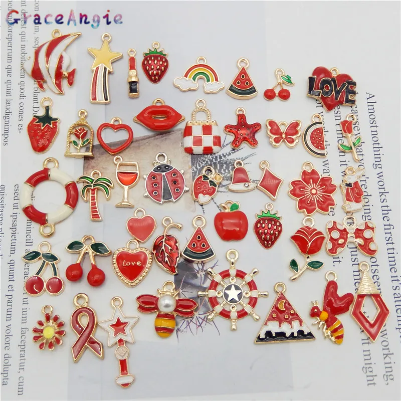 Смешанные ювелирные изделия из цинкового сплава 20 цветов | Украшения и