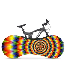 Радужная печать Крытая велосипедная Защитная крышка колеса велосипеда Горная дорога велосипед Анти-Царапины анти-грязный пылезащитный чехол