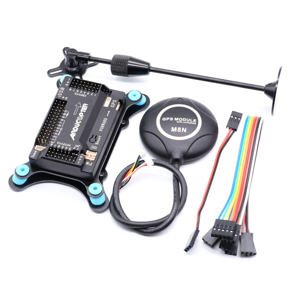 Apm2.9 apm2.8 placa de controlador de voo, suporte ppm apm2.6 2.8 atualizado bússola para rc quadcopter multicopter ardupilot