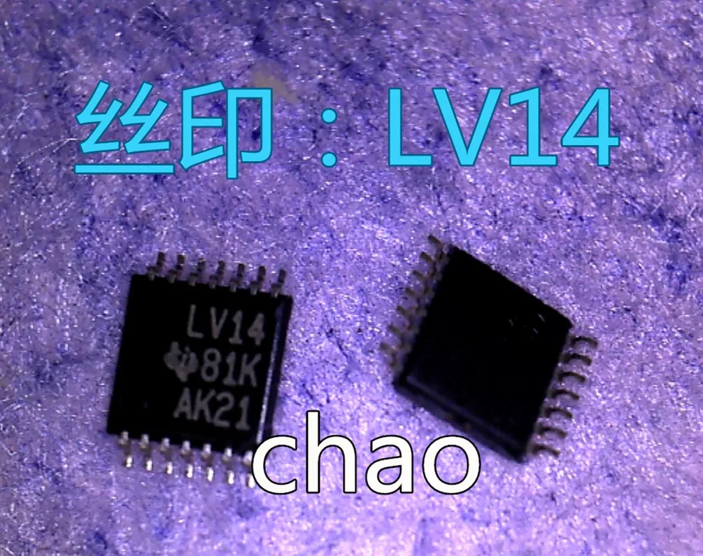 

5pcs/lot SN74LV14PWR LV14 TSSOP-14