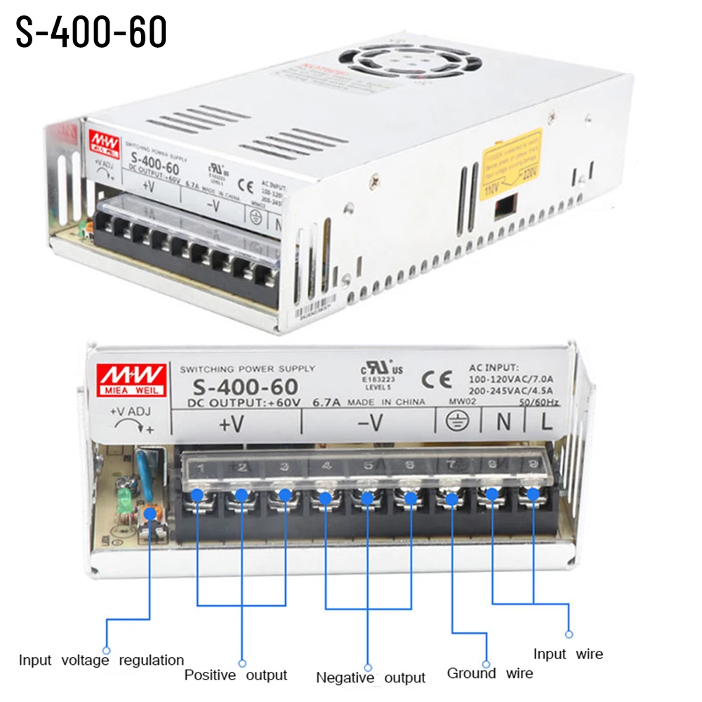 de passo led 200w dc24v 400 a 60v 02