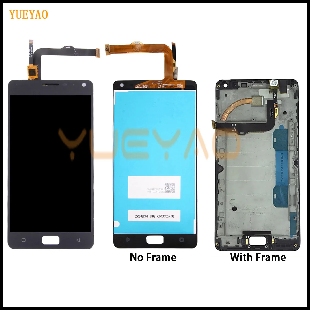 YUEYAO 5 &quotЖК-дисплей для Lenovo Vibe P1 P1c72 P1a42 P1c58 ЖК-дисплей с рамкой сенсорным экраном