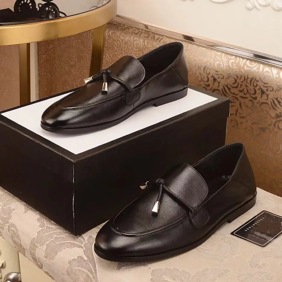 

Cow Leather Men Casual Shoes 2019 Summer Fashion Loafer Shoes Black Lace Up Shoes Comfortable Male Footware Shoes Men