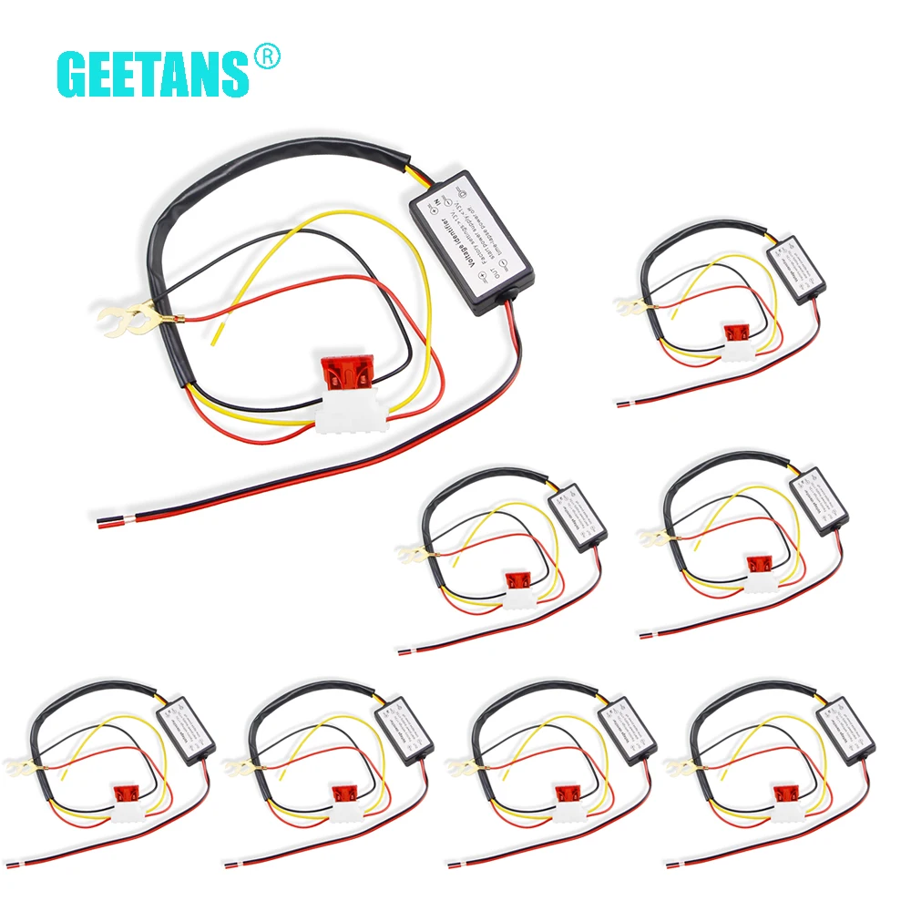 

GEETANS DRL Daytime Running LED Light Relay Harness Control On Off Dimmer Car Daytime Running Lights Fog Light Controller CJ