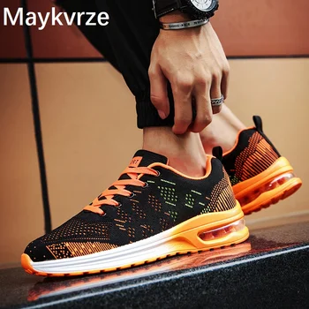 

Couple men shoes wild male sneakers Tide fashion Comfortable breathable mesh lace-up man casual sports shoes