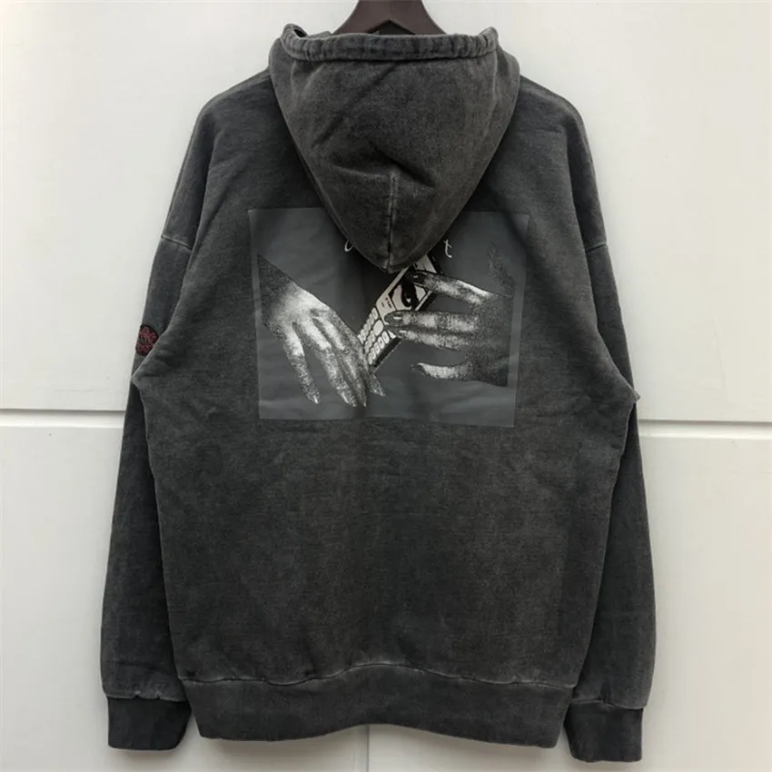 C. E CAV EMPT Толстовка Зимняя для мужчин и женщин с вышивкой лучшее качество уличная одежда с эффектом потертости старая мода Cav Empt толстовки