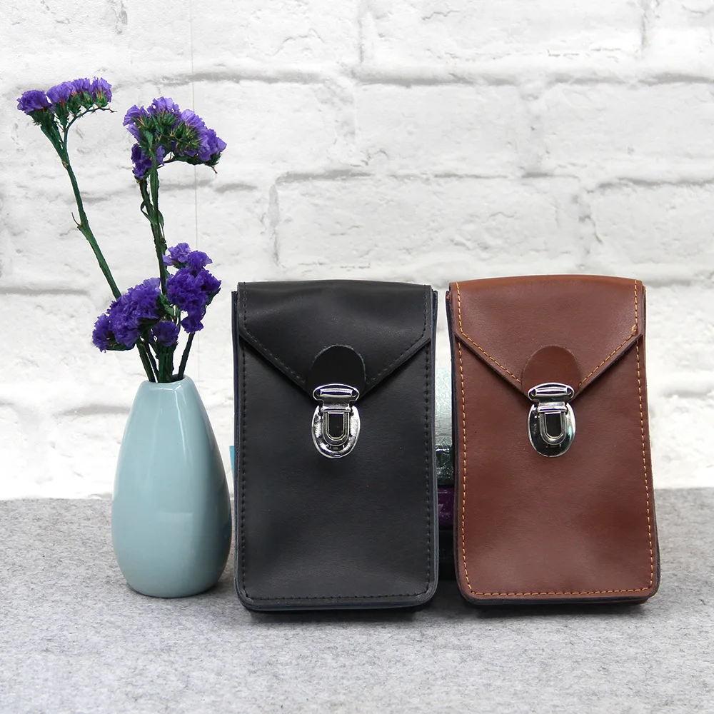 

Handmade Single Layer Men Wallet Outdoor Multi-functional Waterproof Purse Korean-style Casual Men's Women's Leather Phone Bag