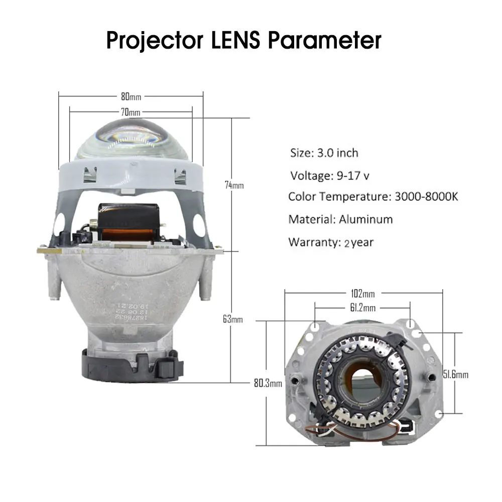 Sanvi D1S/D2S/D3S/D4S/D5S/D8S Автомобильный светодиодный фонарь 3 дюйма Hella 3R Bi и ксеноновый