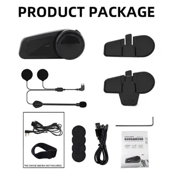 

1000m Motorcycle Bluetooth Helmet Headset Intercom Full Duplex Wireless