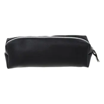

Large Capacity Leather Makeup Bag Case Pen Pencil Pouch Stationery Box Purse New D08A