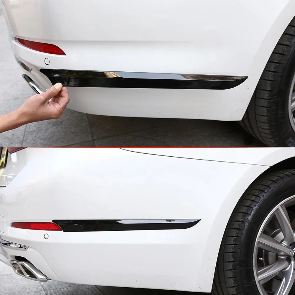 

For BMW 5 Series G30 2018 Car-Styling ABS Chrome Decoration Strips Behind Angle Exterior Trim Car Accessories 2pcs