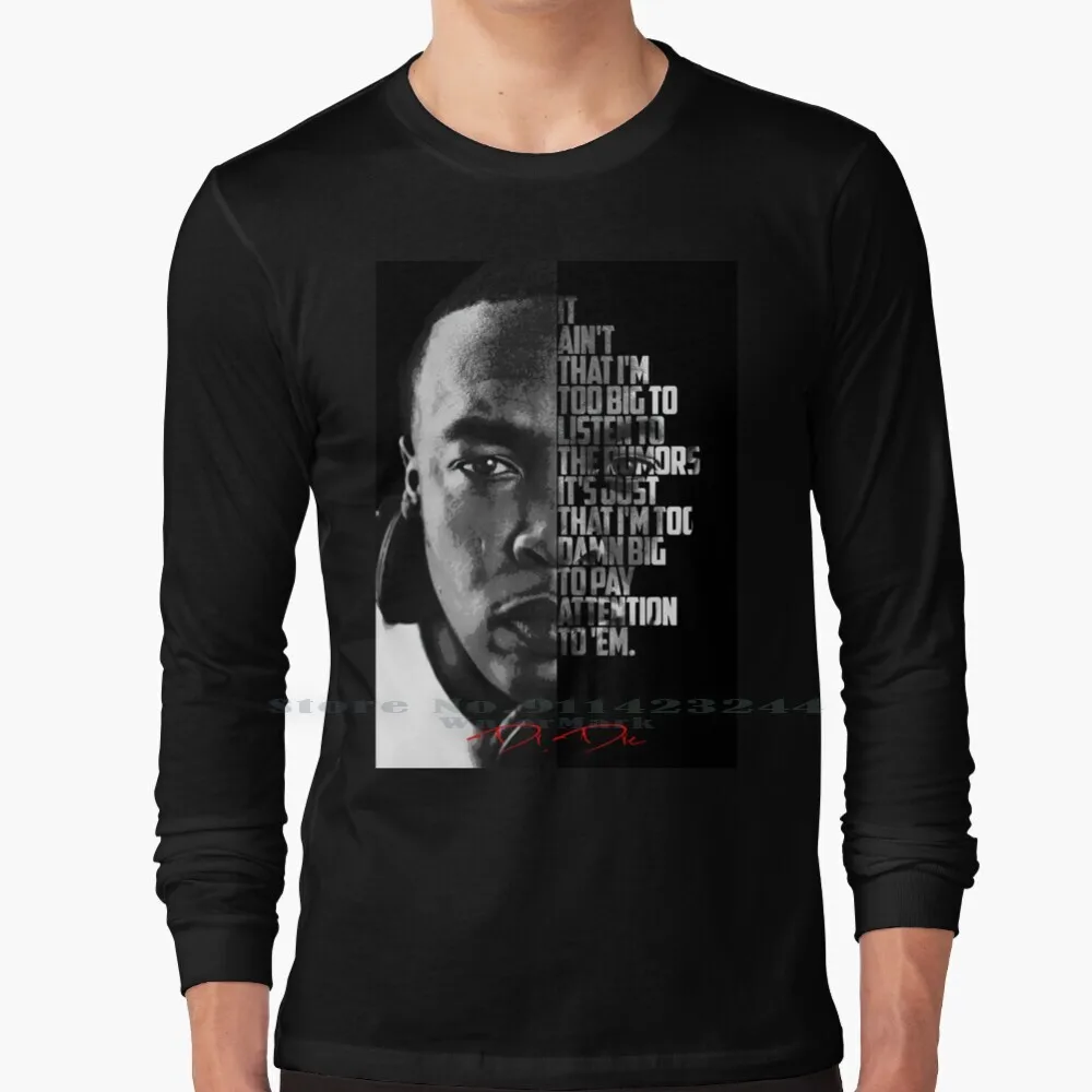 Citazione Dr Dre In Bianco E Nero. Maglietta A Maniche Lunghe Tee Dr Dre Dre Dre Day Rap Rapper Hip Hop 2Pac Produttore Dr Dre Citazioni