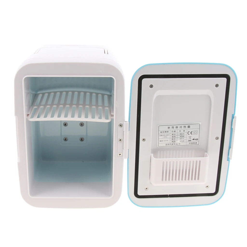 Brand New 4L Portable Mini Fridge Cooler Warmer Electric Refrigerator Blue