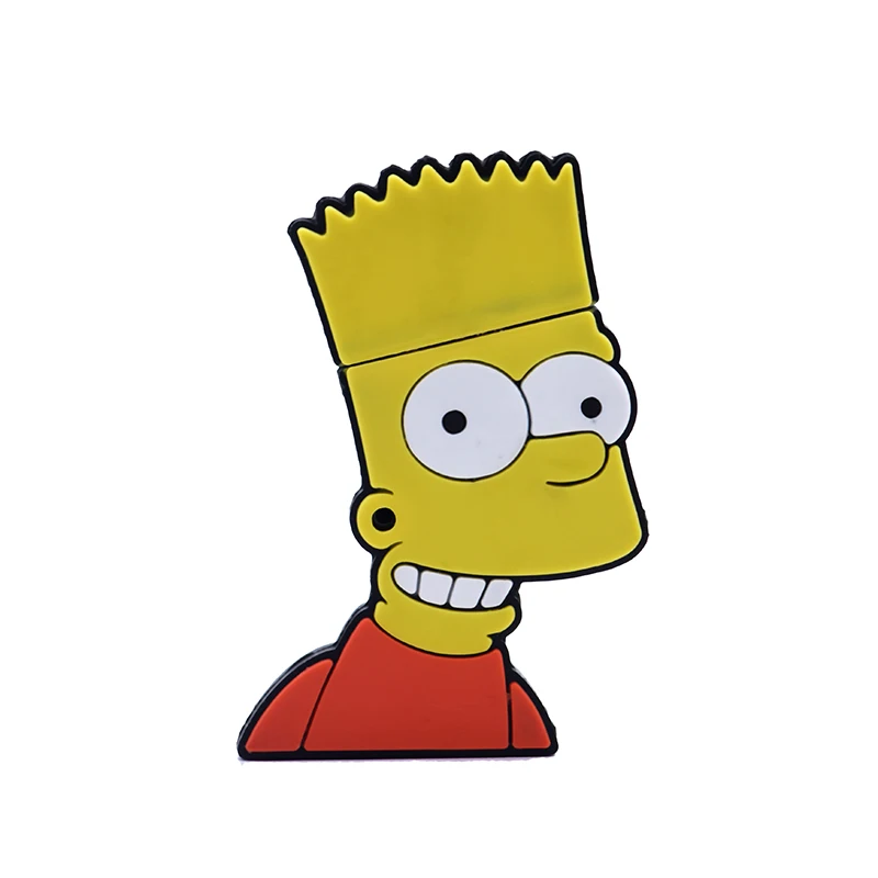 M7 Bart Simpson мышь волк Memory Stick аниме мультфильм Симпсоны Usb Flash Drvie 32 ГБ 16 ГБ 8 ГБ 4 ГБ флеш-накопитель 64 ГБ U Stick - Цвет: M7