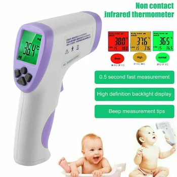 

Non-contact Digital Body Temperature Tester Infrared LCD Digital Baby/Adult Thermometer IR Laser Point Gun Temp Tester