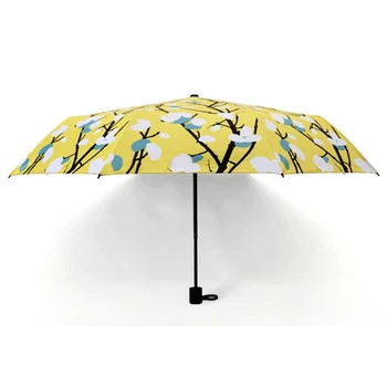 

5 Fold Colorful Women Rain Umbrellas Sunshade Parasol Mini Umbrella Pocket Unbrella Sonnenschirm Sun Umbrella Windproof W