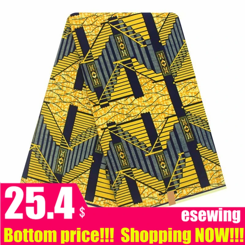 Высокое качество африканская Анкара голландский воск африканская настоящая нигерийская ткань с принтом
