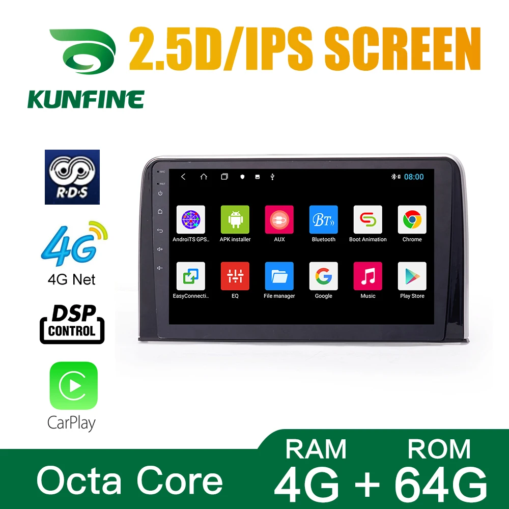 Автомобильное радио для Honda CRV2007-2011 Octa Core 1024*600 Android 10 0 автомобильный DVD GPS навигации