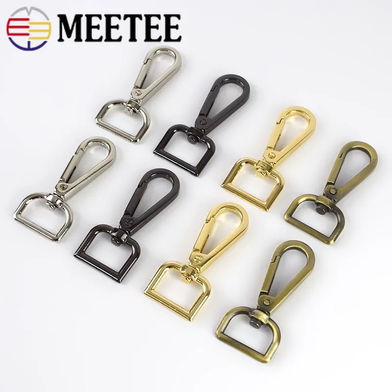4 шт. Meetee 20/25 мм пряжки с зажимом металлический Паракорд багажные ручки для сумок