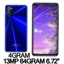 64g rom 6.72 polegada 8c smartphones globais 4g ram quad core 8mp + 13mp frente/câmera traseira android 6.0 telefones celulares celulares celulares celulares celulares desbloqueado