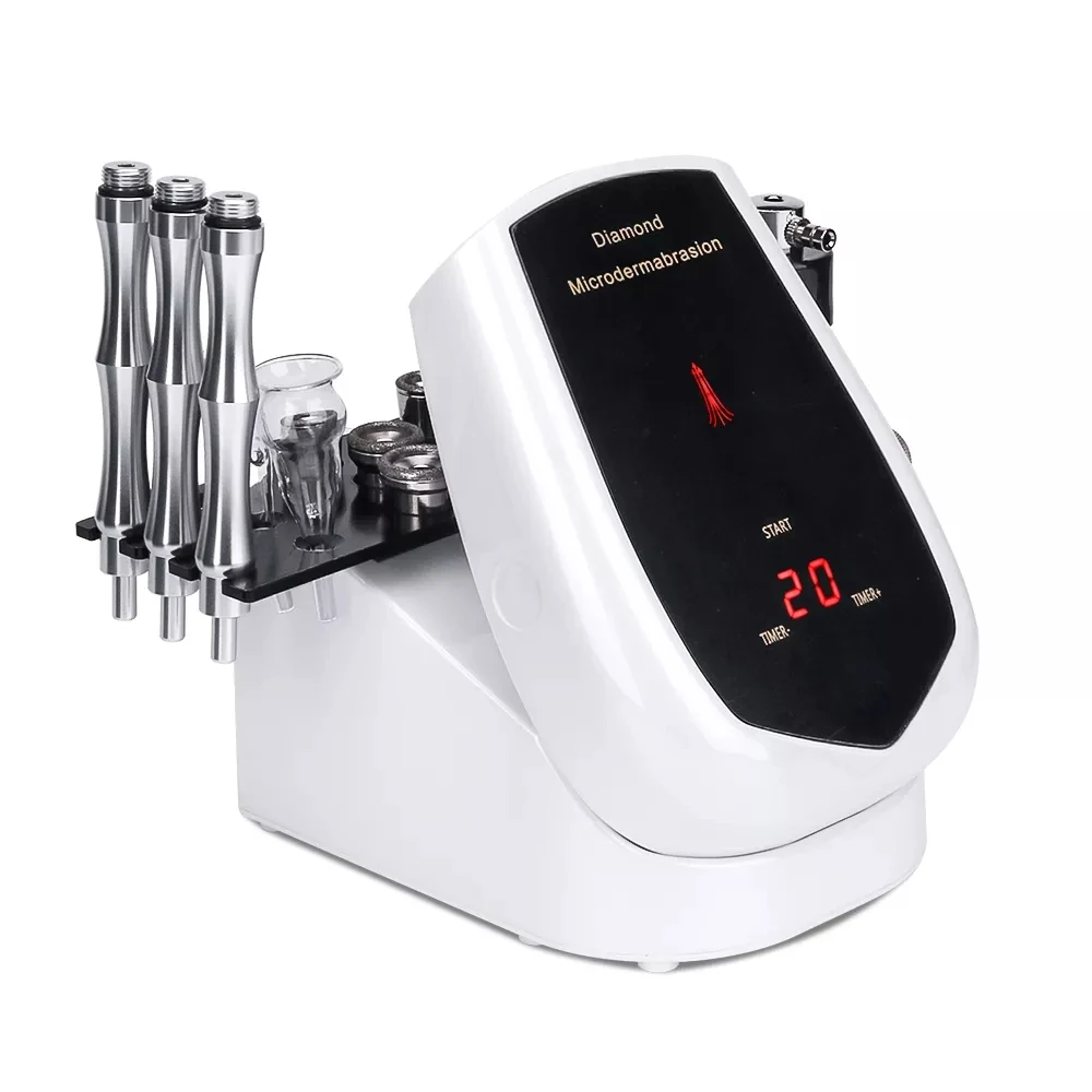 3 in 1 Diamond Microdermabrasion Machine Blackhead Remover Facial Skin Exfoliators Water Spray Face Peeling Skin Tools
