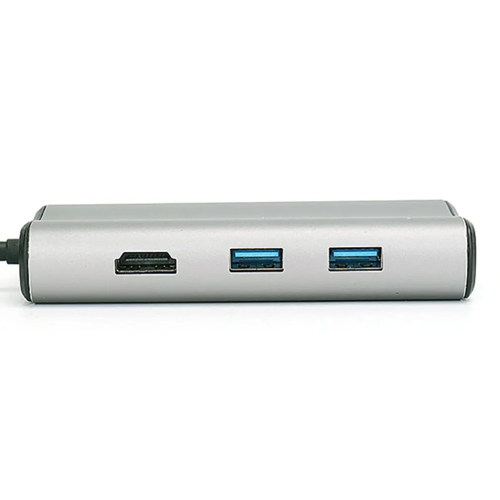 T27 адаптер type-c 7 в 1 порт для MacBook Pro для VGA SD USB 3,0 RJ45 сетевой адаптер док-станция для WIN8/WIN10/IOS