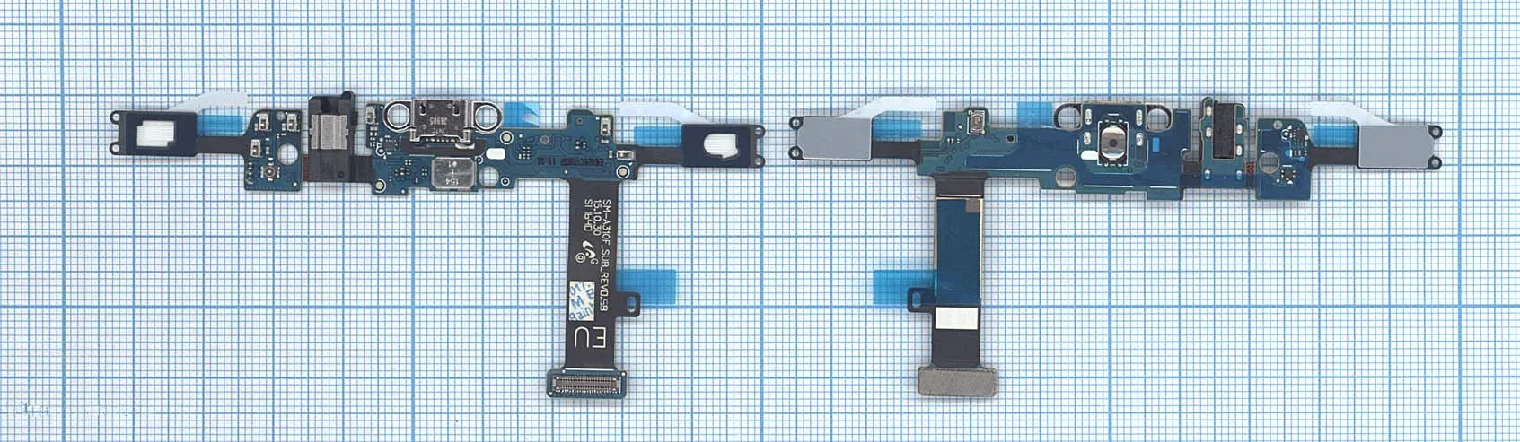 Разъем Micro USB для Samsung Galaxy A3 SM-A310F (плата с системным разъемом) | Компьютеры и офис