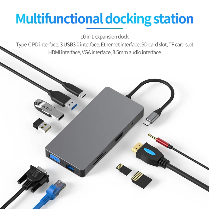 Blueendless Multi USB 3 0 HDMI адаптер для разветвителя с портами C HUB Type 1 Для MacBook Pro Аксессуары