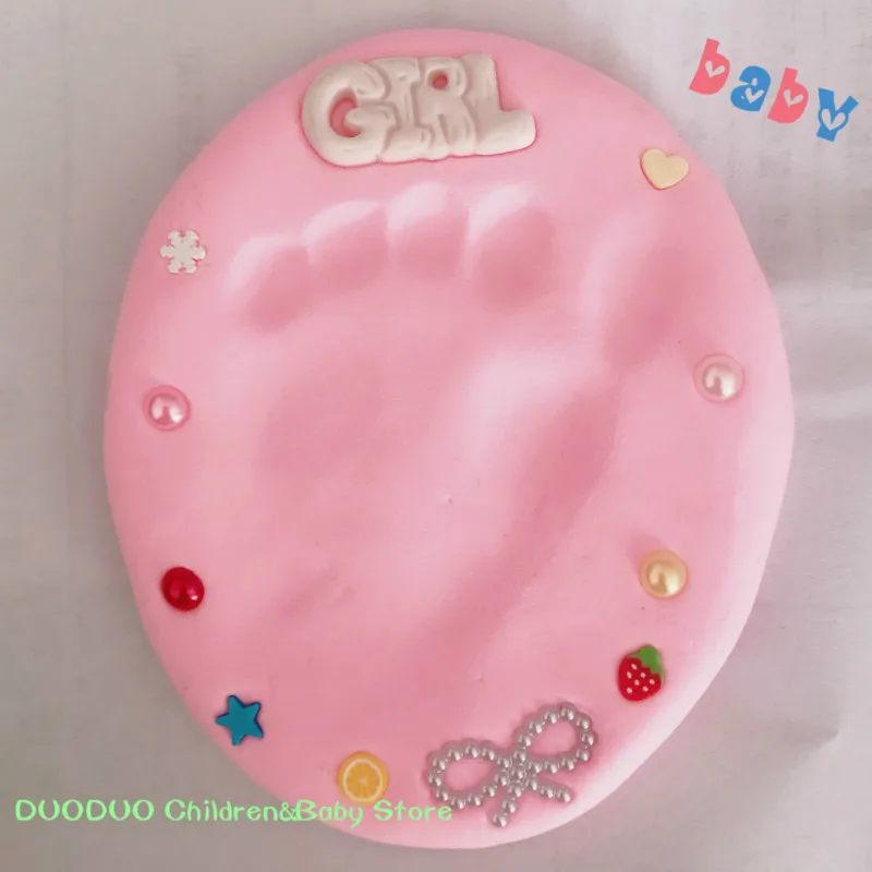 

30gBaby Care Air Hand Foot Inkpad Drying Soft Clay Baby Handprint Footprint Imprint Casting Parent-child Hand Inkpad Fingerprint