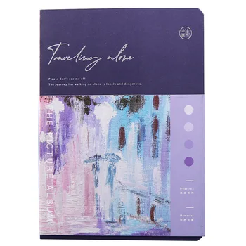 

New Blank Sketchbook Diary Drawing Painting 160 Pages Lattice Horizontal Line Notebook Sketch Book Office Art Supplies Gift