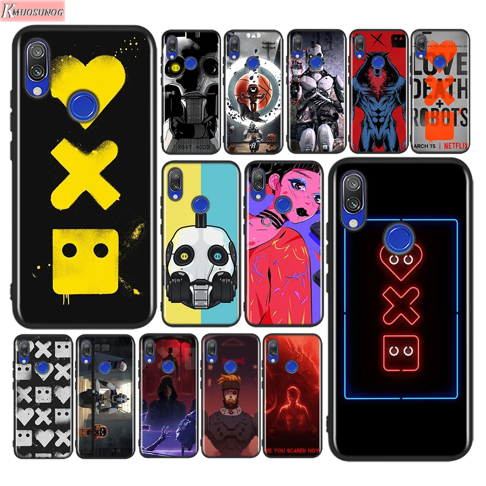 

Silicone Cover Love Death Robots tv show For Xiaomi Redmi 9A 9C Note 9 9S Pro Max 8T 8 7 6 5 Pro 5A 4X 4 Prime Phone Case