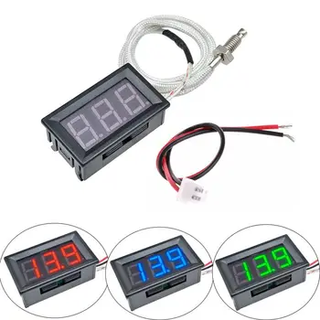 

XH-B310 Digital Tube LED Display Thermometer 12V Temperature Meter K-type M6 Thread Thermocouple Tester -30~800C Thermograph